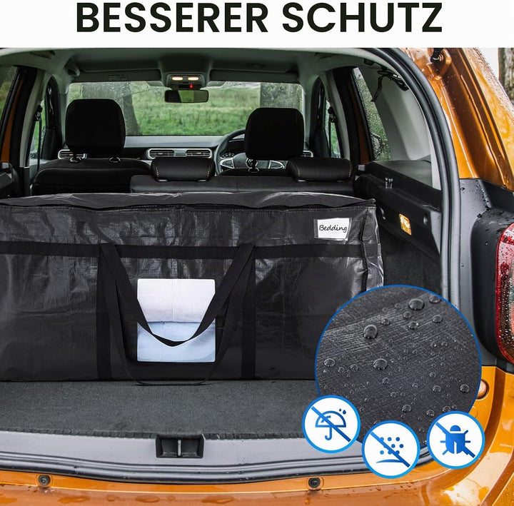 TAILI Extra grosse Umzugstasche mit Reissverschlüssen für den Umzug, Lagerung Kleidung Bettwäsche Be