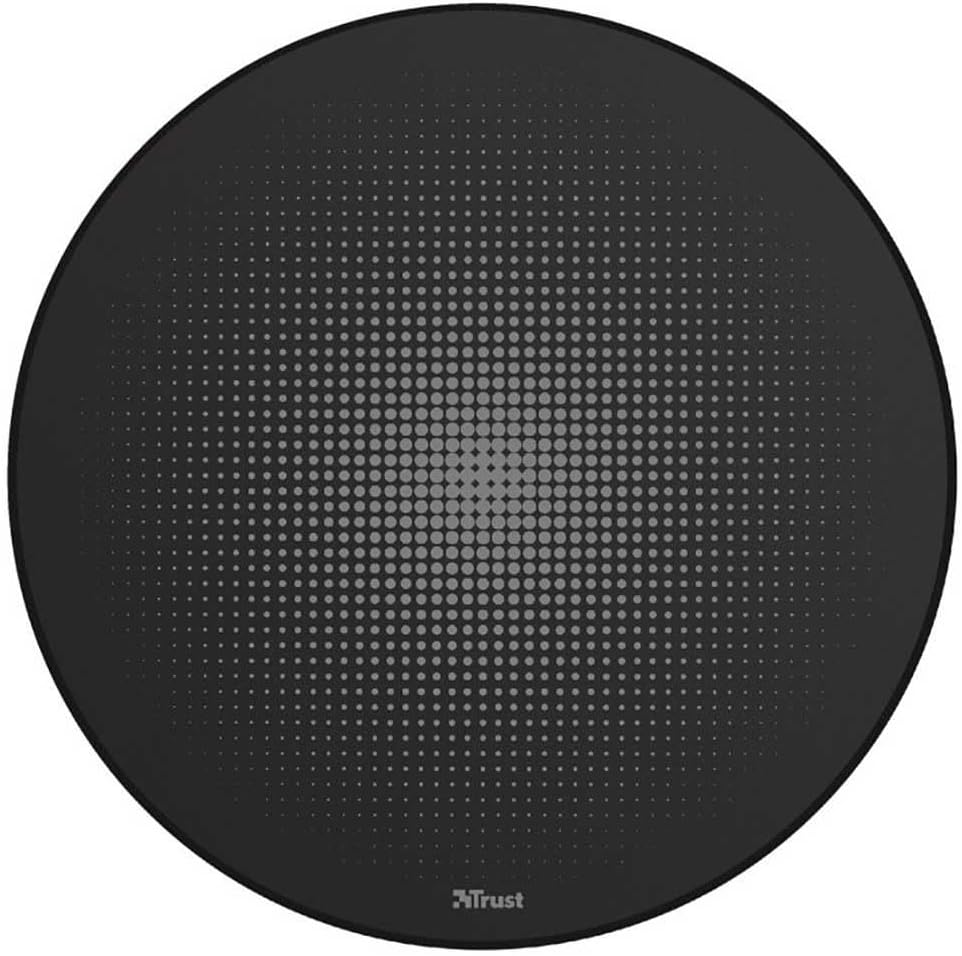 Trust Gaming Mika Runde Bodenschutzmatte, 117 cm, rutschfeste Unterseite, Abriebfest, Stuhlunterlage