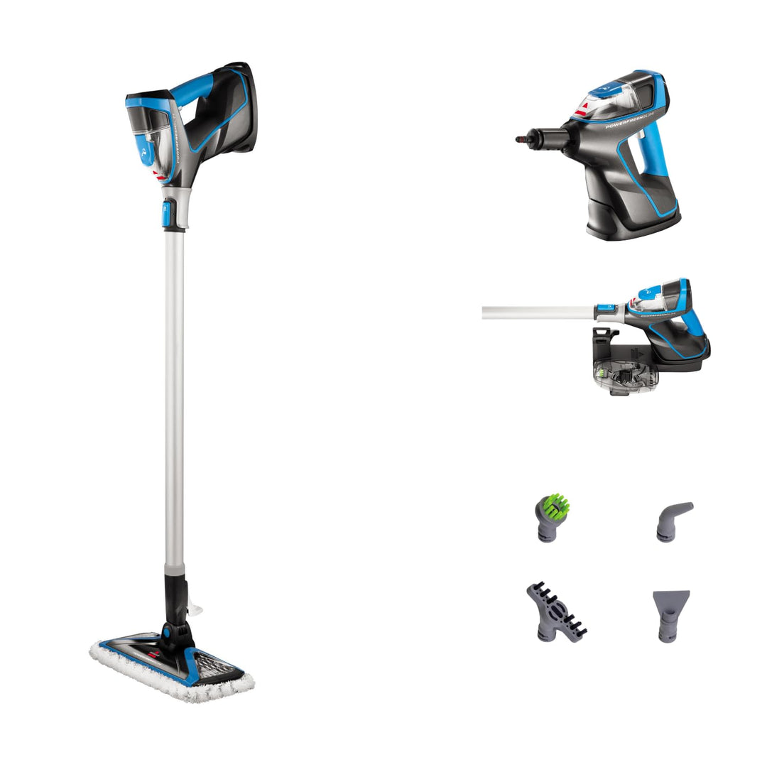 BISSELL PowerFresh Slim Steam, 3-in-1-Dampfreiniger, Dampfreiniger für die Bodenreinigung in einen t