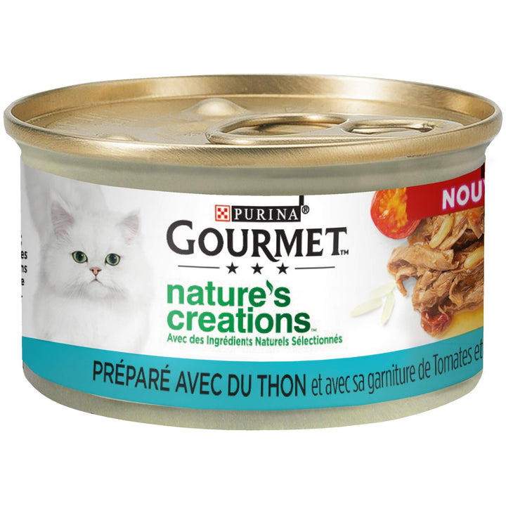 GOURMET - Mini-Beutelstücke Thunfisch Füllung Tomaten & Reis – 85 g – 24 Stück Thunfisch 85.00 g (24
