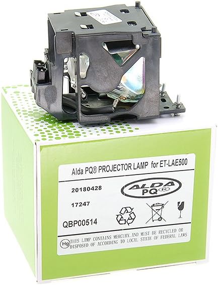 Alda PQ-Premium, Beamerlampe/Ersatzlampe kompatibel mit ET-LAE500 für PANASONIC PT-AE500, PT-AE500E,