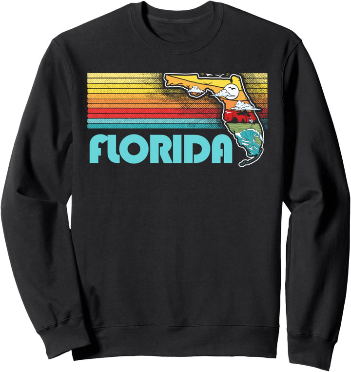 Vintage Florida Nature & Outdoors Retro Graphic Sweatshirt