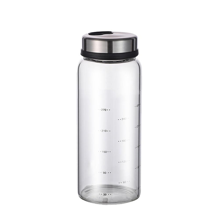 DOITOOL Gewürzgläser - 1 Stück 300 ml Runden Gewürzdosen - Gewürzstreuer Glas Gewürzbehälter , Drehb