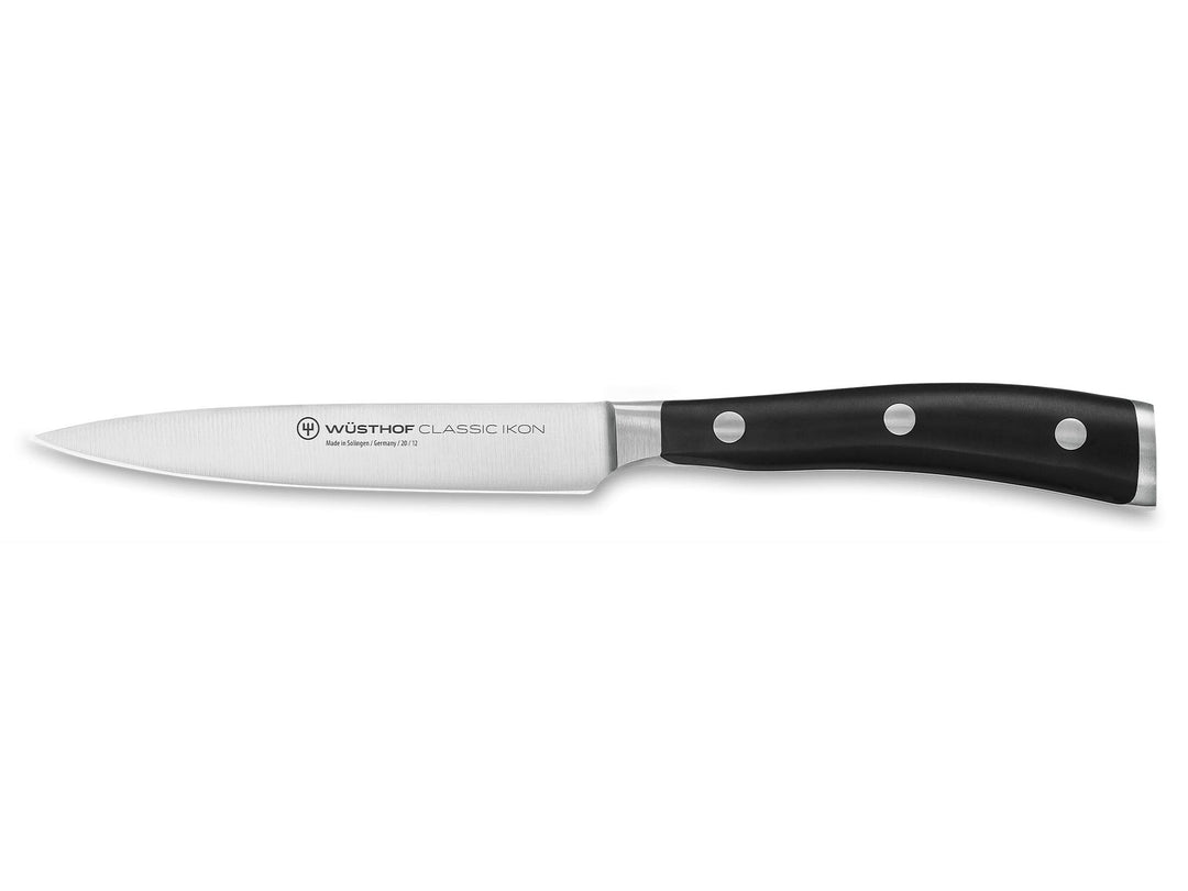 WÜSTHOF Classic Ikon Gemüsemesser 12 cm, Schwarz Schwarz 12