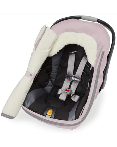 Skip Hop Winter-Autositzbezug: Ultra Plüsch-Fleece, Pink Heather Autositzbezug Rosa meliert, Autosit