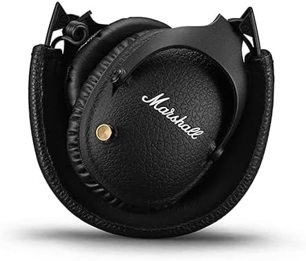 Marshall Monitor II Bluetooth Kopfhörer mit Active Noise Cancelling, 30 Stunden Spielzeit – Schwarz