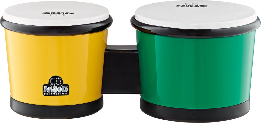 Nino Percussion NINO19G/Y ABS Bongo grüngelb