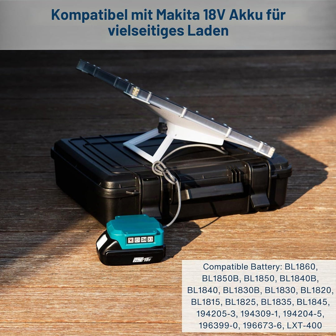 Batteriebetriebenes Ladegerät für Starlink Mini, kompatibel mit Makita-Akkus, 60 W 20 V/3 A Ausgang,