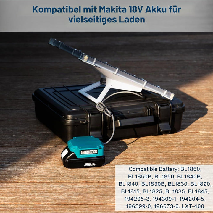 Batteriebetriebenes Ladegerät für Starlink Mini, kompatibel mit Makita-Akkus, 60 W 20 V/3 A Ausgang,