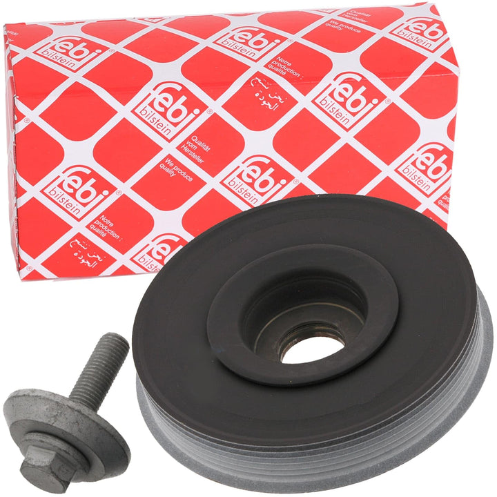febi bilstein 33791 Riemenscheibe (entkoppelt) für Kurbelwelle, mit Schraube , 1 Stück