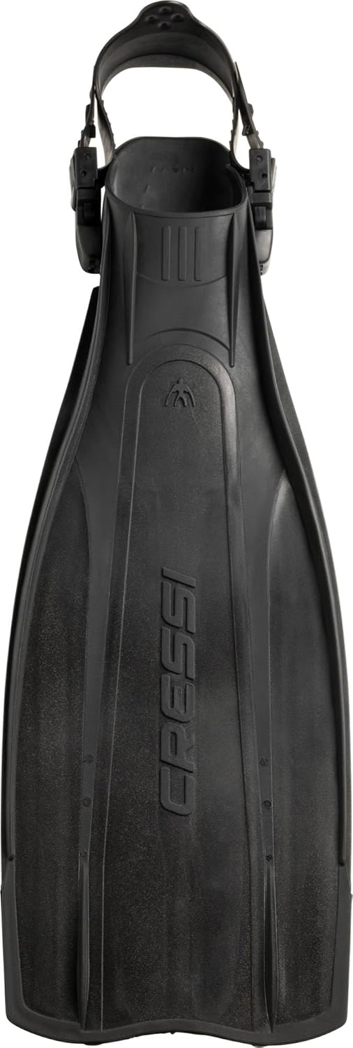 Cressi Pro Light Open Heel Tauchen Flossen XS/S (37/39) Schwarz/Schwarz, XS/S (37/39) Schwarz/Schwar