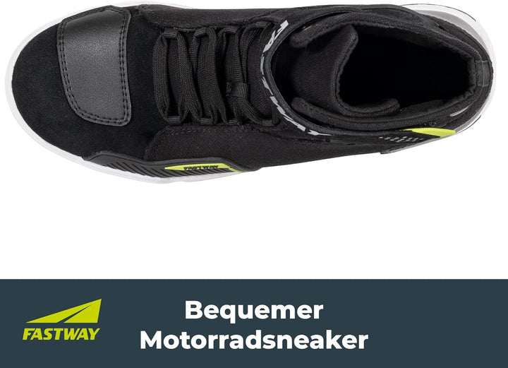 FAST WAY City Uni 221 Motorrad Schuhe Herren & Damen, Motorradschuhe mit CE Zertifizierung, Bequeme