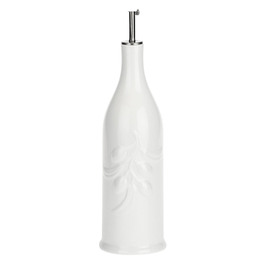 la Porcellana "Menage Zylindrische Öl Flasche, Weiss, 1 Liter