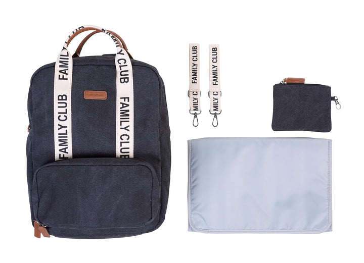 CHILDHOME, Wickelrucksack Family Bag Club, Grosses Fassungsvermögen, Multifunktional, 11 Fächer, Iso