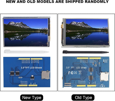 TOPINCN 3,5 Zoll TFT LCD Bildschirm Modul 480x320 Auflösung HD Unterstützung für MEGA 2560 Board DIY