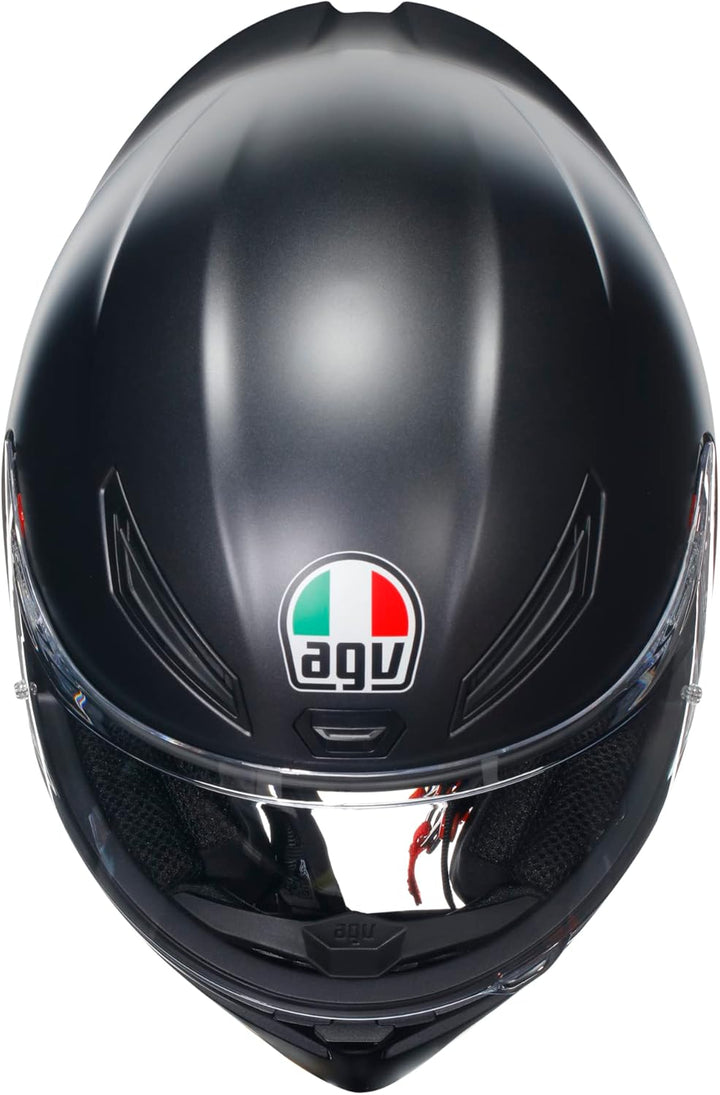 AGV - K1 S E2206, Motorrad Helm, ECE Vollvisier Motorradhelm, Racing Style mit Aerodynamischem Spoil