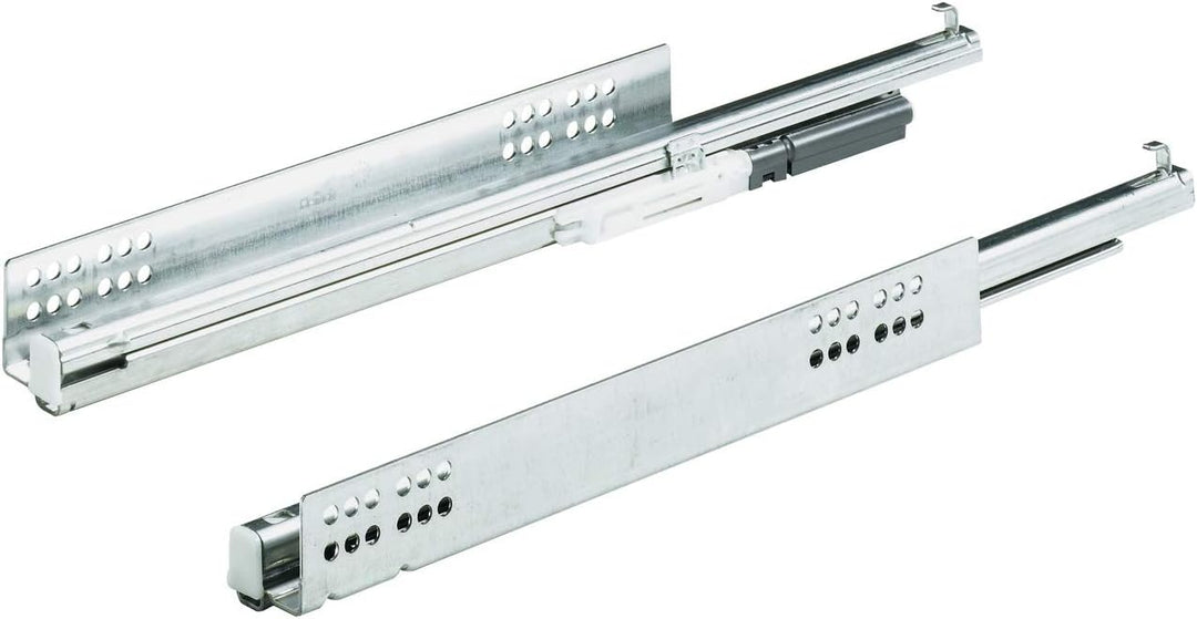 Hettich 9220218 Vollauszugsystem Quadro V6 450 Silent System (Nennlänge: 450mm, Traglast:30 kg, präz