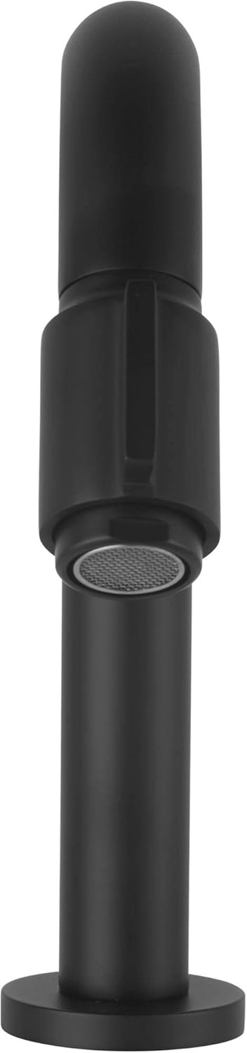 Essential 2.0 Kaltwasserhahn Gäste WC - 19 cm Hoher Waschtischarmatur - Messing - Mit Rosetten - Mat
