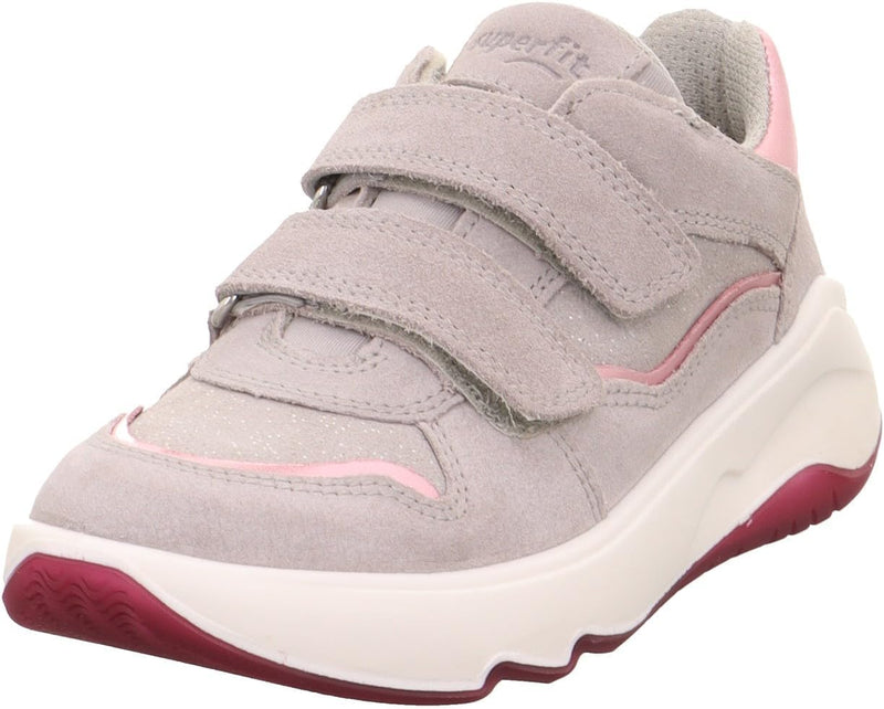 Legero Mädchen Melody Sneaker 34 EU Hellgrau Rosa 2500, 34 EU Hellgrau Rosa 2500