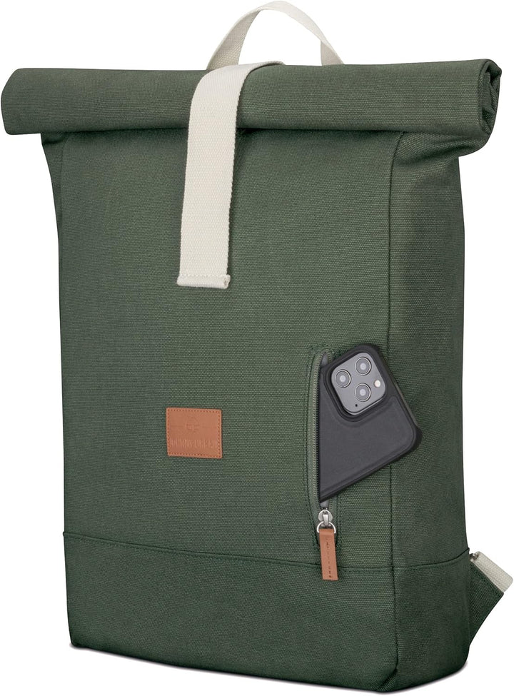 Johnny Urban Rolltop Rucksack Damen & Herren - Adam Large - 16" Laptop Fach - Robustes Baumwoll Canv