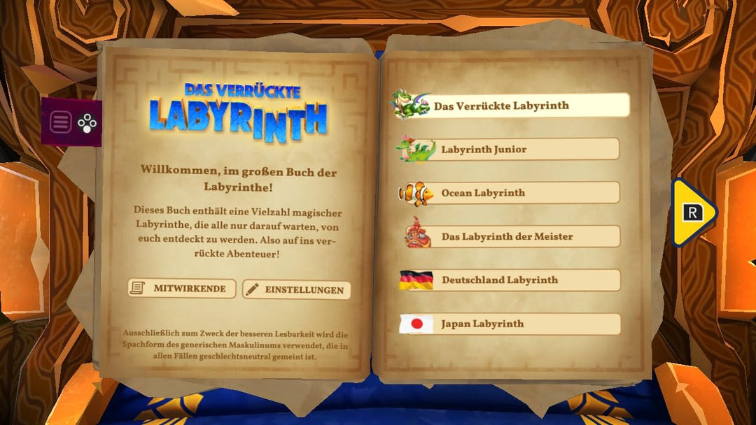 Das verrückte Labyrinth - Familien Spieleklassiker für 1 - 4 Spieler für Switch
