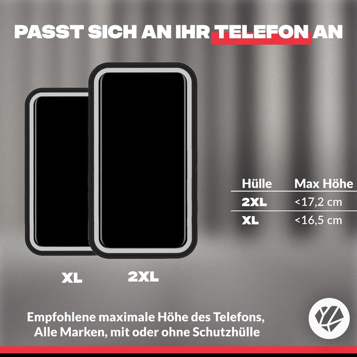 Shapeheart französische Innovation, magnetische Motorrad-Telefonhalterung mit Abnehmbarer wetterfest