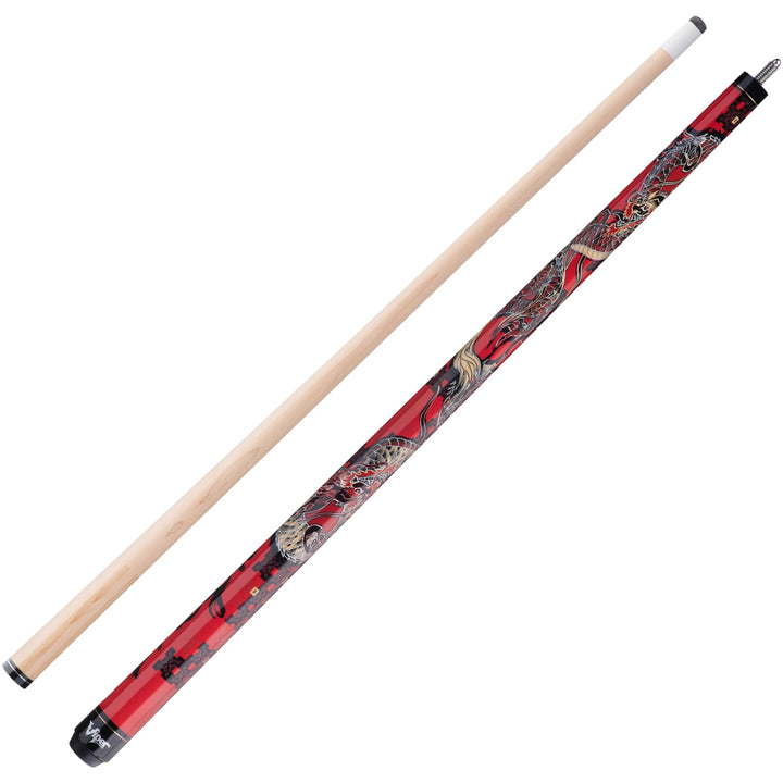 Viper Junior Billardqueue, 121,9 cm, 2-teilig Drache, Drache