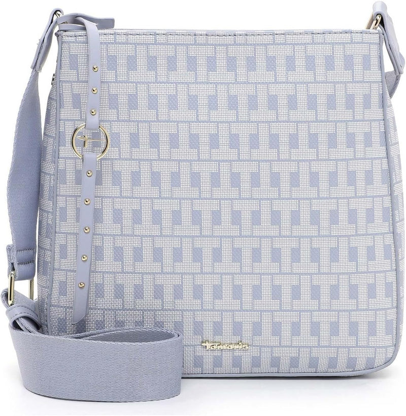 Tamaris Umhängetasche Linn 32262 Damen Handtaschen Ornament Einheitsgrösse Greyblue 855, Einheitsgrö