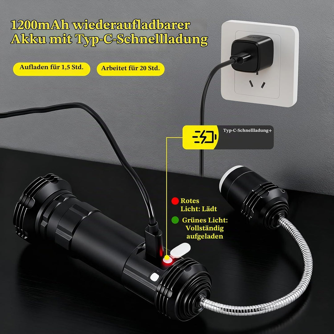 IMAGE Grill Licht 2 Stück wiederaufladbar magnetische Grilllampe mit Beleuchtung für BBQ Picknick Ou