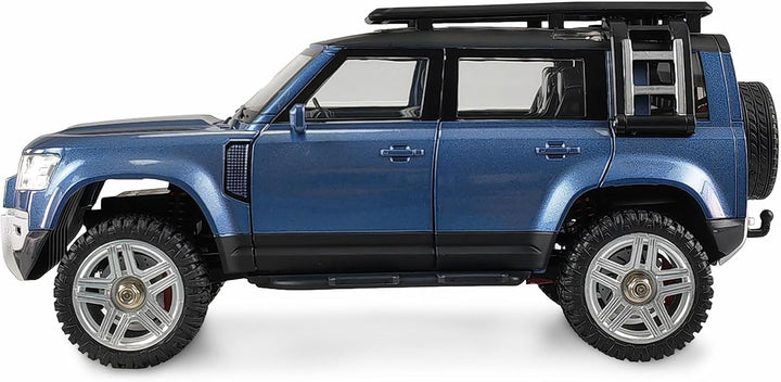 Amewi D110X24 Metall Scale RC Crawler ferngesteuertes Auto 4WD 1:24 RTR blau, Blau