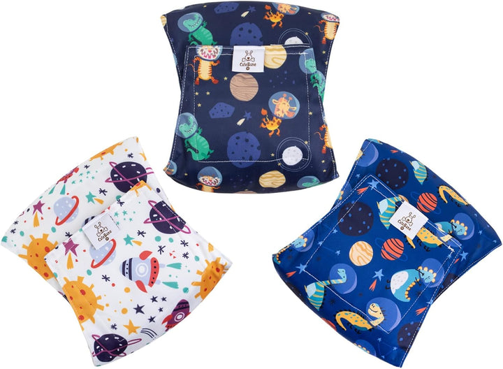 CuteBone Männlich Waschbare Hundewindeln Bauchbänder,3 Stück Wiederverwendbare Hund Bauchband für Rü