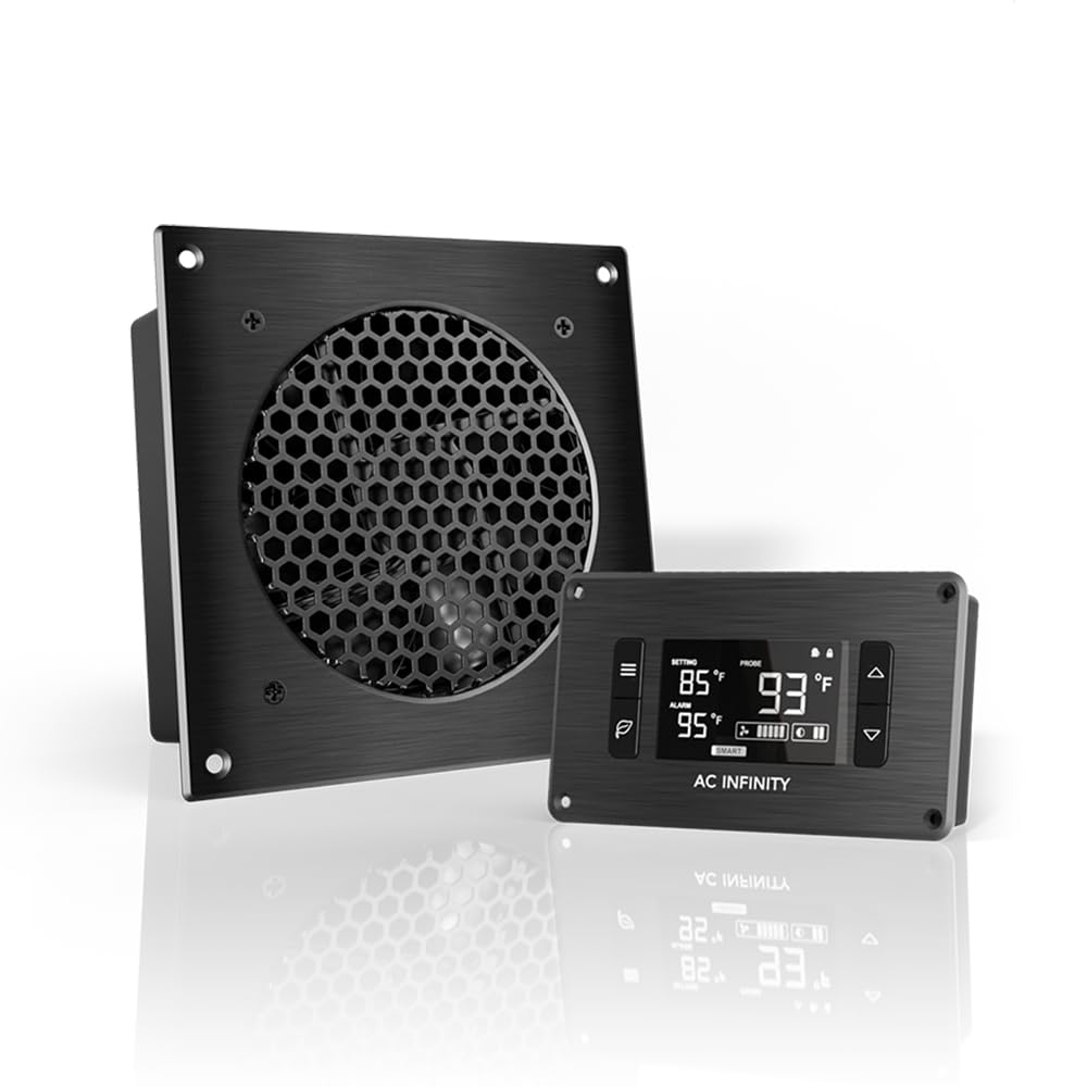 AC Infinity airplate T3, leise Kühlung Fan System mit Thermostat Kontrolle, für Home Theater AV Schr
