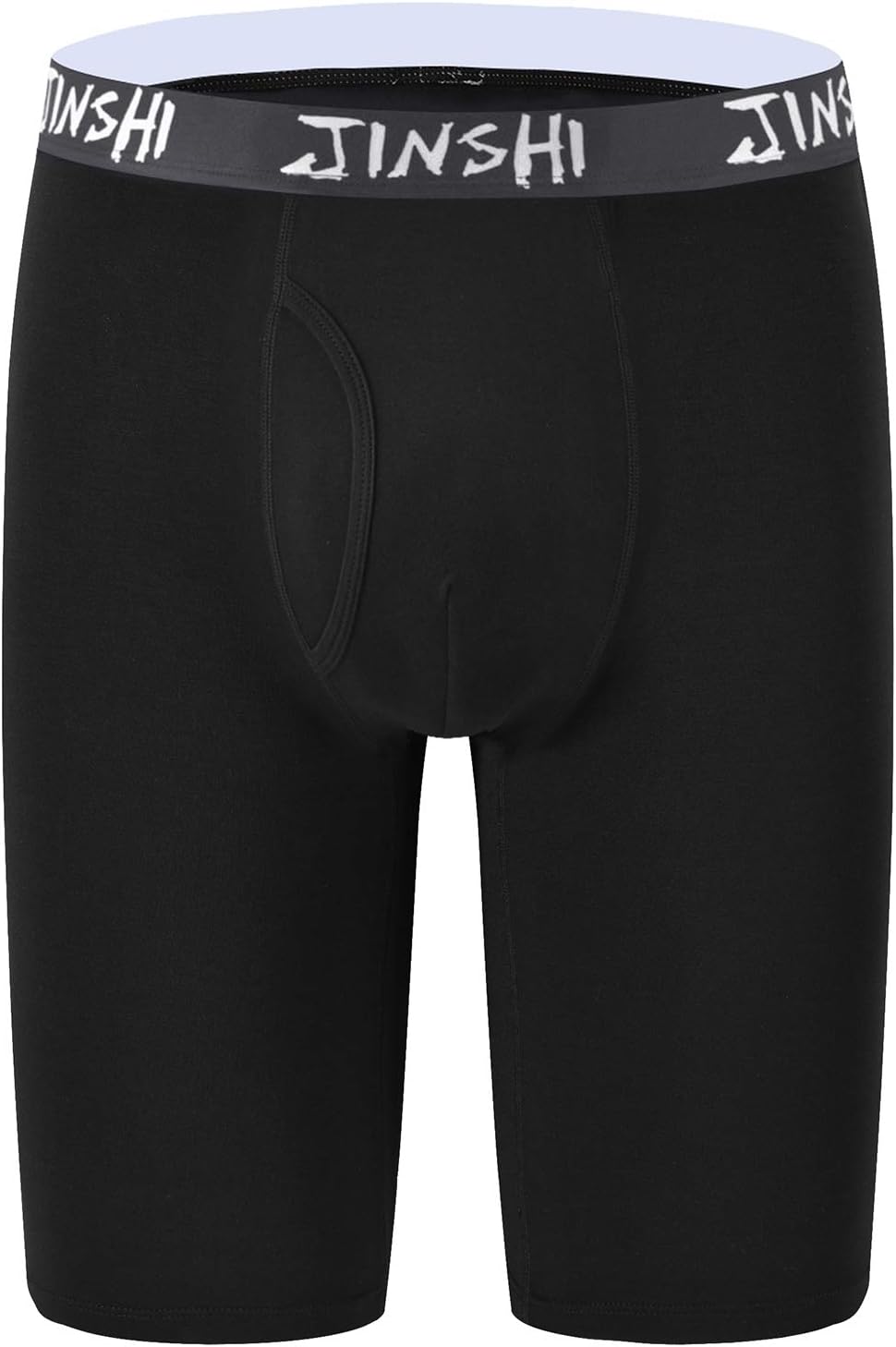 JINSHI Herren Boxershorts Extra Langes Beine Unterhosen Weich Bambus Retroshorts Passform Trunks Unt