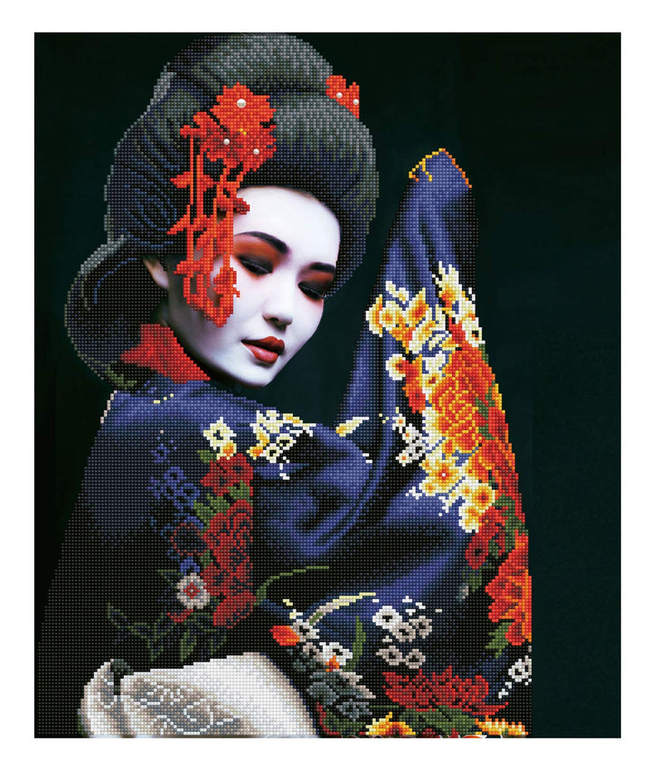Diamond Dotz DD10-043 Kyoto Beauty, ca. 50 x 60 cm gross, Diamond Painting, Malen mit Diamanten, fun