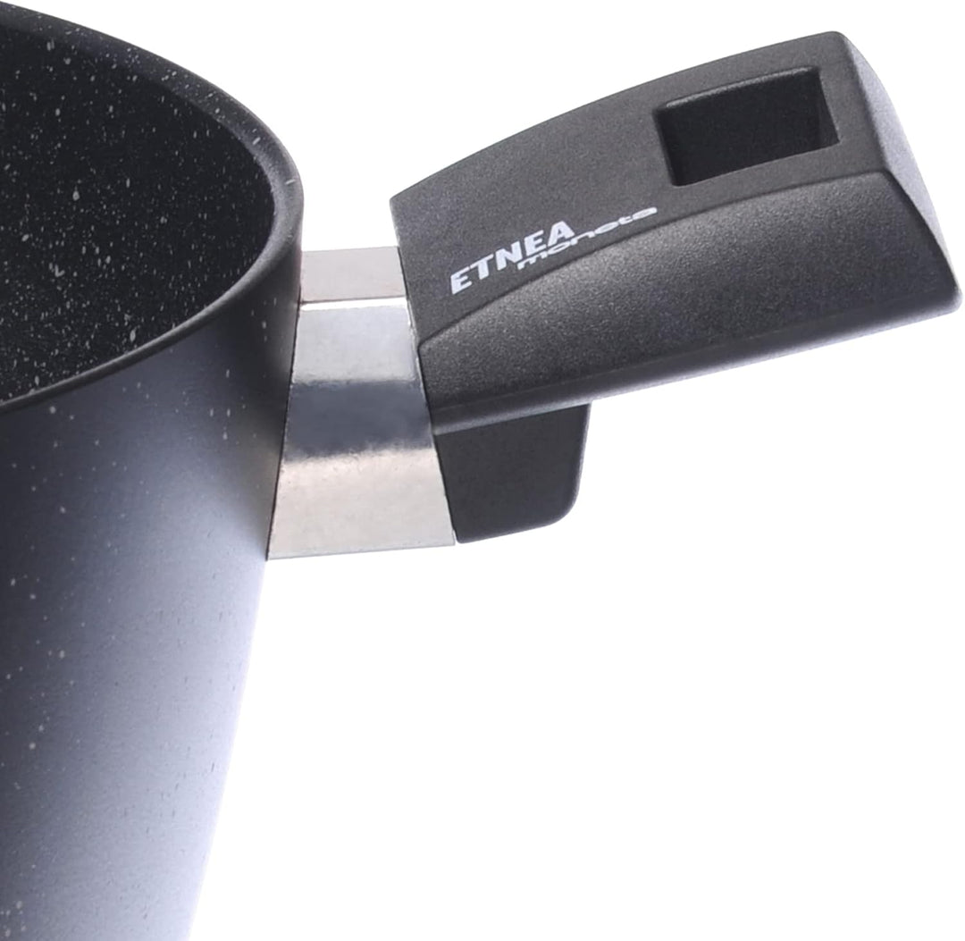 Moneta Etnea Kochtopf 24 cm, Aluminum, Schwarz Standard 24cm, Standard 24cm