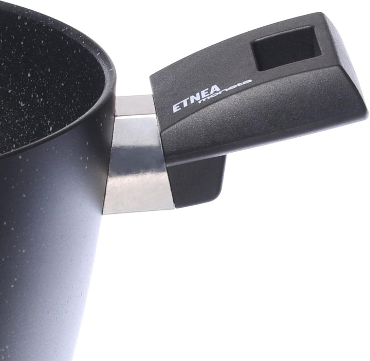 Moneta Etnea Kochtopf 24 cm, Aluminum, Schwarz Standard 24cm, Standard 24cm
