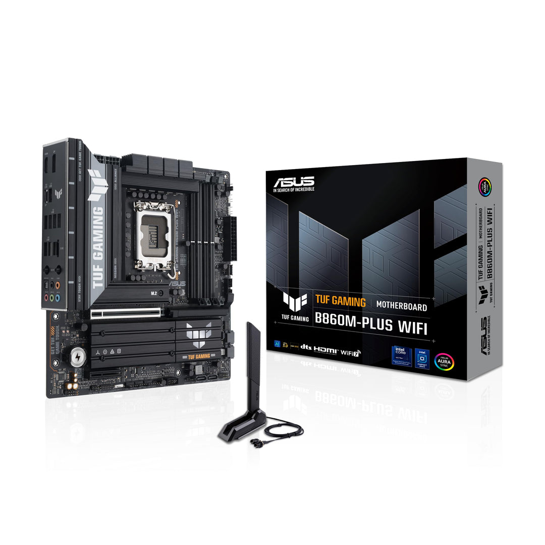 ASUS TUF Gaming B660M-PLUS WiFi Mainboard Sockel Intel LGA 1700 (Intel B660, mATX, DDR5 Speicher, Du