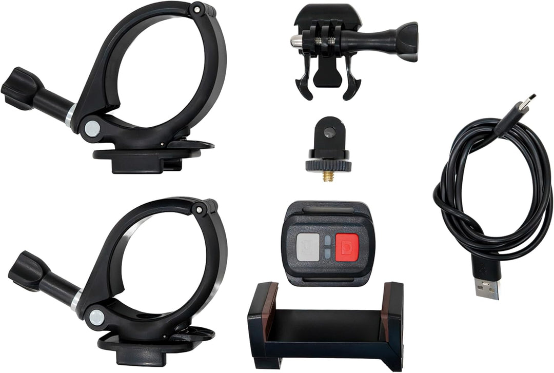 Dachrinnenreinigung Kamera Set 4K 4x Zoom, 170Grad Weitwinkel, Inspektionskamera, Wiederaufladbar, W