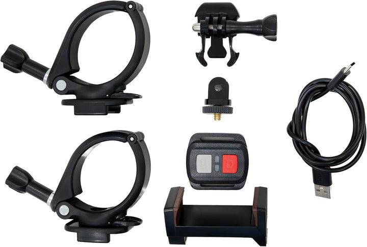 Dachrinnenreinigung Kamera Set 4K 4x Zoom, 170Grad Weitwinkel, Inspektionskamera, Wiederaufladbar, W