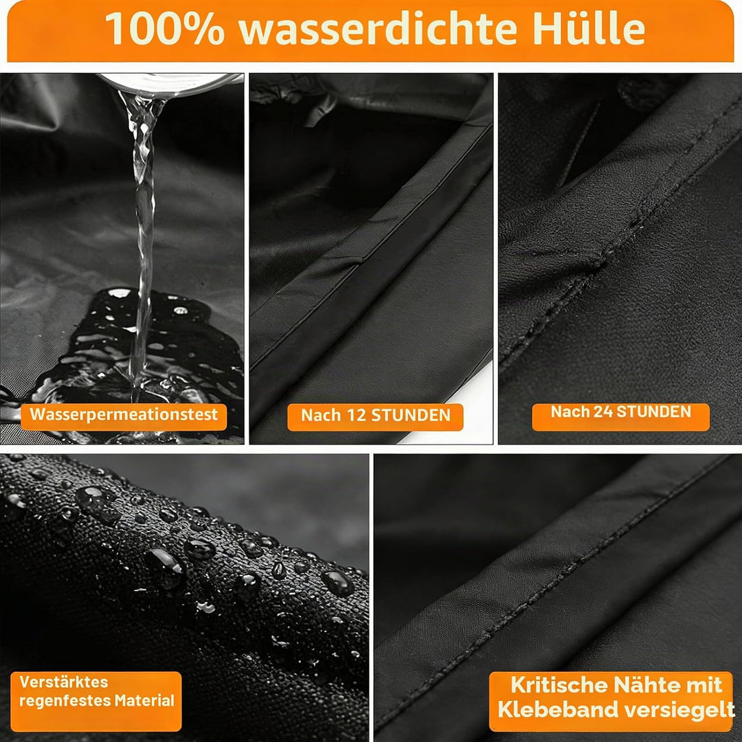 Abdeckung, Grillabdeckung Wetterfest Kugelgrill Abdeckhaube, 420D Oxford Holzkohlegrill Abdeckplane