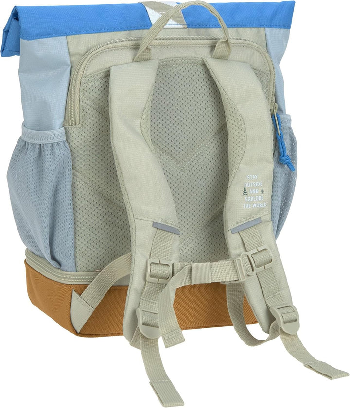 LÄSSIG Kindergartenrucksack Kinderrucksack Rolltop mit Brustgurt wasserabweisend, 11 Liter/Mini Roll