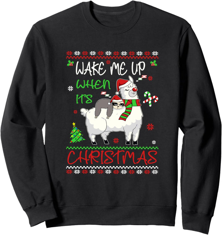 Hässlicher Weihnachtspullover - Xmas Faultier Sweatshirt