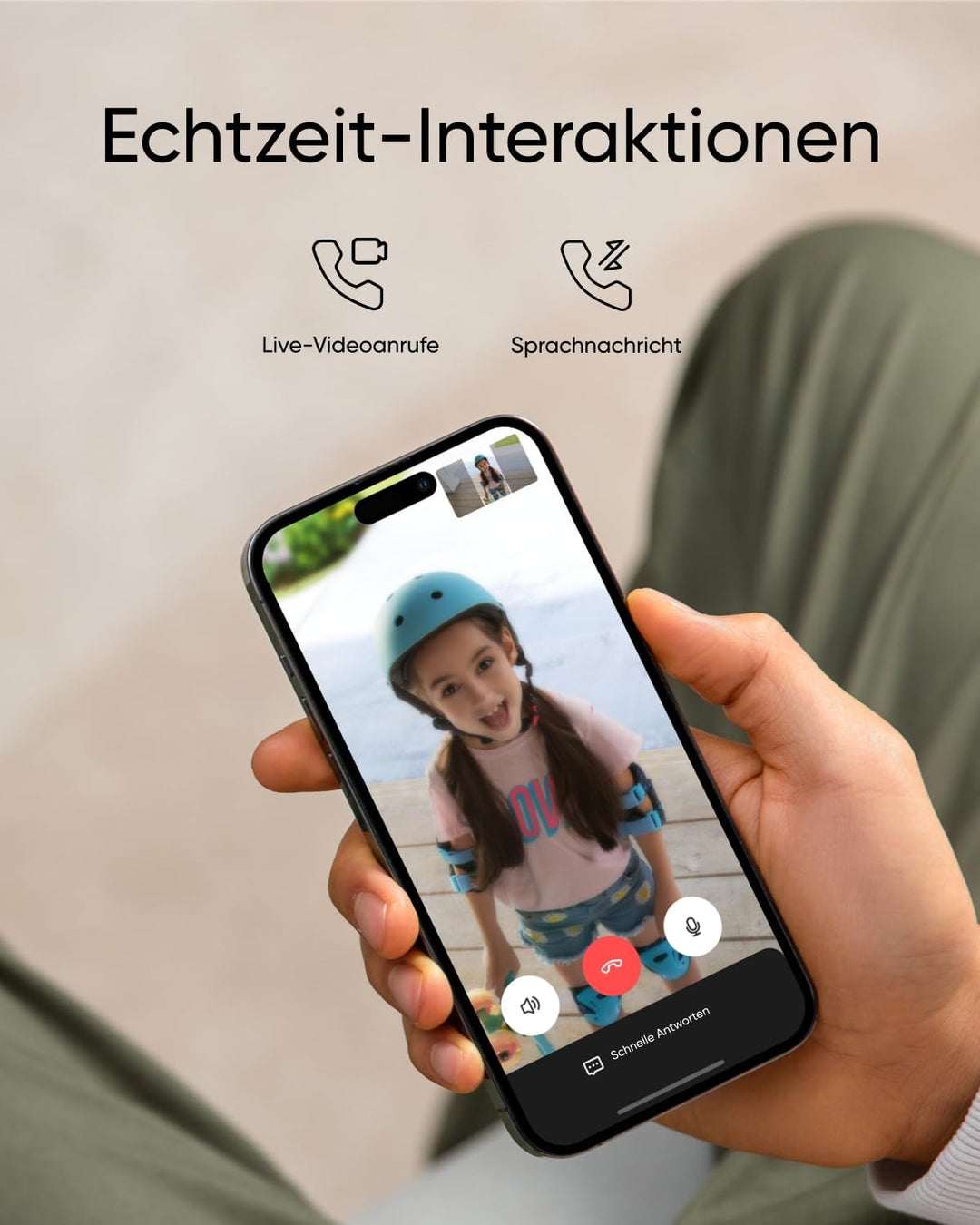 eufy Video Türklingel mit Kamera C30, Akku, 2K FHD, 16:9 Weitwinkel, Nachtsicht, Einfache Installati