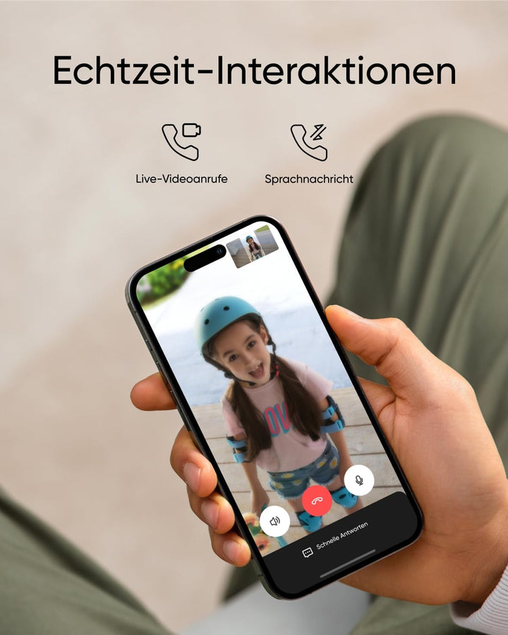 eufy Video Türklingel mit Kamera C30, Akku, 2K FHD, 16:9 Weitwinkel, Nachtsicht, Einfache Installati