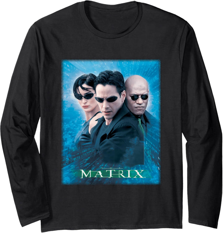 The Matrix Simulated Hacker And Heroes Langarmshirt