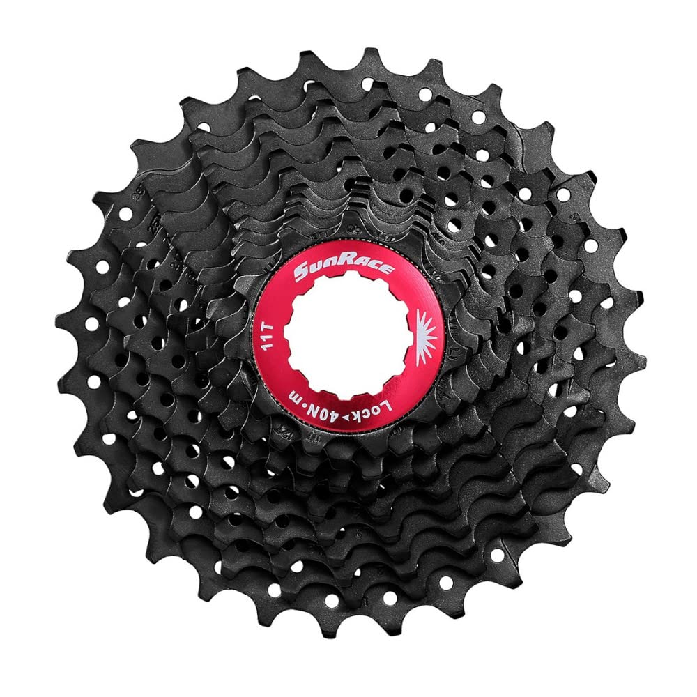 SunRace Unisex Adulto Csrx1 Cassetta, Nero, 11-25T