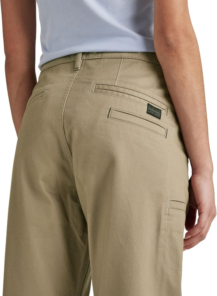 G-STAR RAW Damen Boyfriend Tapered Chino Pants 26W Beige (Dk Lever D20070-c072-b416), 26W Beige (Dk