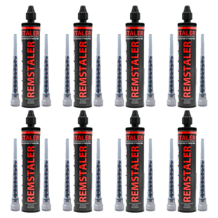8x Remstaler VERBUNDMÖRTEL 300ml | -HÖCHSTE QUALITÄT- made in GERMANY | Injektionsmörtel | Montagemö