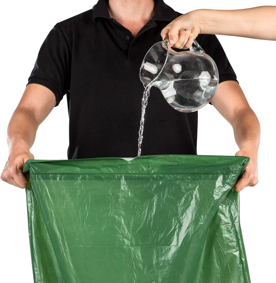 Relevo 480 Stück Müllbeutel 30L - 100% Recycelt Müllsäcke