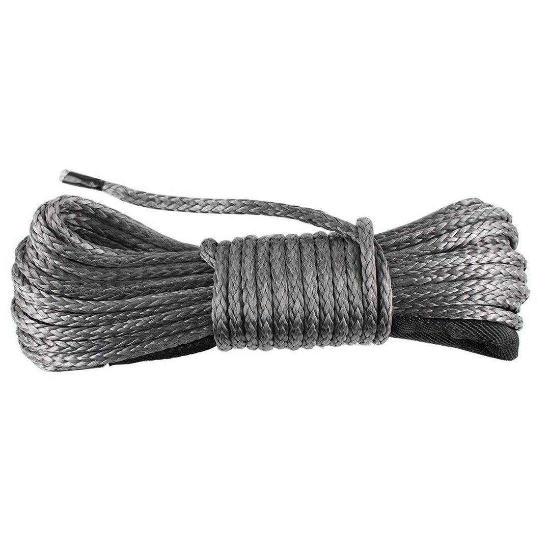 Synthetische Seilwinde Line Kabel 1/4 x 48 '(5 mmx15 m) 7700lbs Seilwinde ATV UTV Quad Dyneema SK78